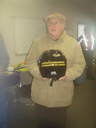 Foundation donates helmets and boots photos