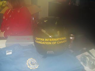 Foundation donates helmets and boots photos
